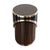 Art Deco "Arcadia" Side Table With Bronze and Stainless Steel, Handmade For Sale - Image 3 of 6