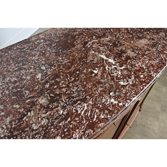 French 19th Century Demilune Mahogany Enfilade For Sale - Image 15 of 18
