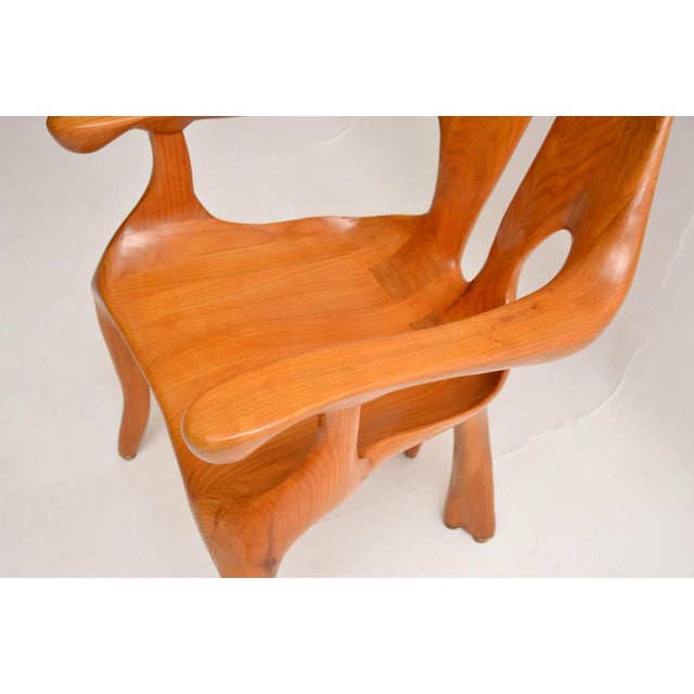Italian Studio Craft Sculptural Armchair, 1970s For Sale - Image 12 of 15