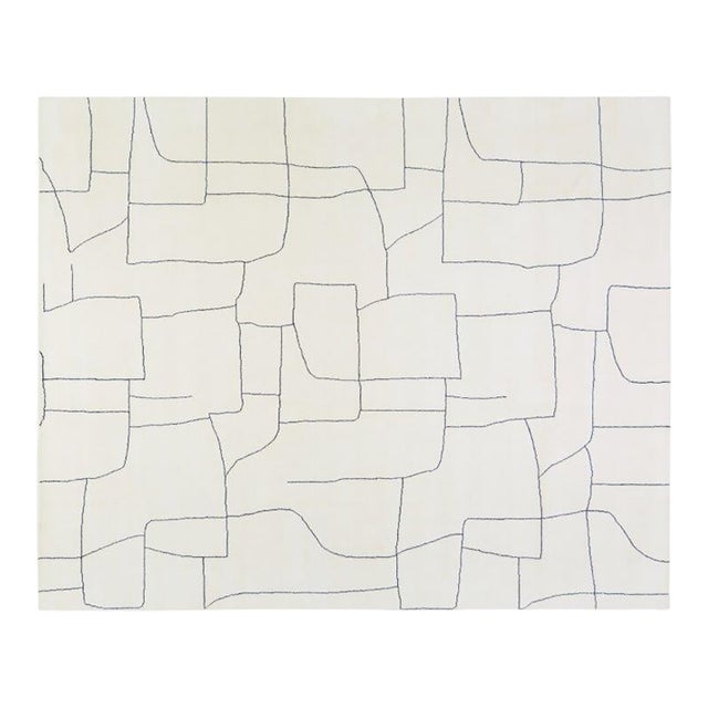 New Moroccan Professional Hand Knotted Wool Rug, 9x12 For Sale