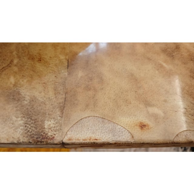 Lacquered Parchment Coffee Table attributed to Aldo Tura, Italy, 1960s For Sale - Image 4 of 10