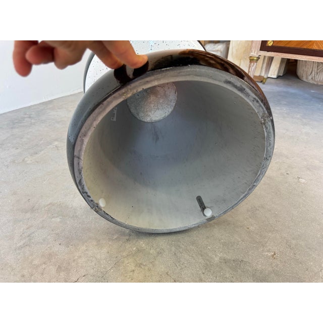 Gervasoni “InOut” Black and White Striped Champagne Cork Side Table by Paola Navone/ Sold For Sale - Image 11 of 12