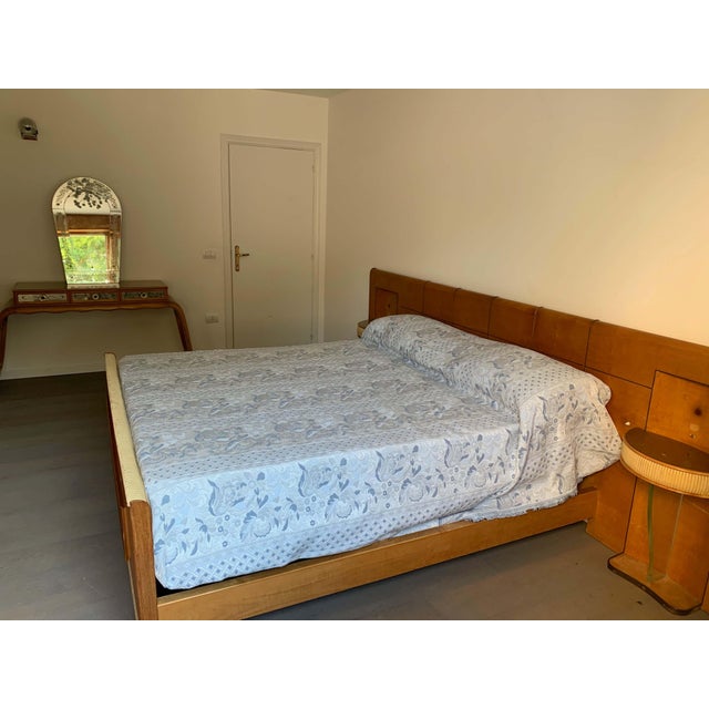 Art Deco Maple Bed, 1930s For Sale - Image 9 of 16