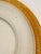 1930s Rare 1930’s Vintage Set of 12 Tiffin-Franciscan Hand Blown Glass, Gold Etched Minton Band Salad, Dessert Plates- A Set For Sale - Image 5 of 11