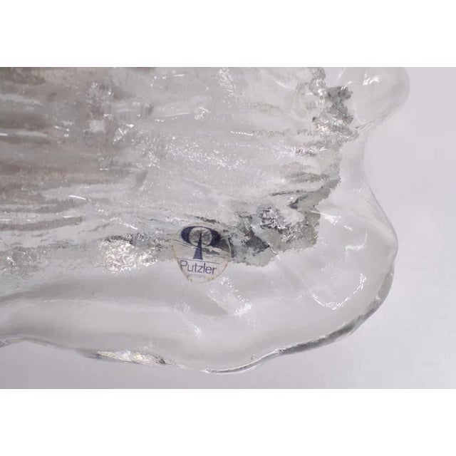 Mid-Century Modern Crystal Wall Light with Glass Shade from Peill & Putzler, Germany, 1960s For Sale - Image 3 of 8