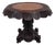 19th Century Burmese Hand-Carved Side Pedestal Table with Mythical Animals For Sale