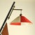 Mid-Century Modern Italian Floor Lamp with Red and Yellow Shades, 1950s For Sale - Image 4 of 13