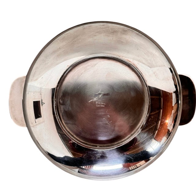 St. James Brazilian Modernist Silver Plate Serving Dish (C. 1980s) For Sale - Image 9 of 15