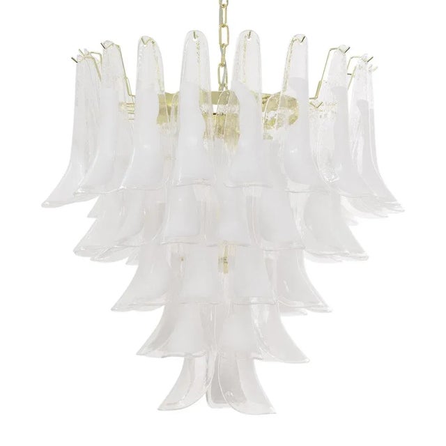 Vintage Petal Suspension Lamp in Murano Glass, Italy For Sale - Image 13 of 13