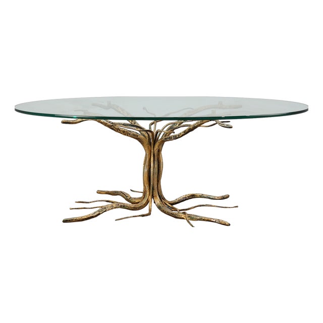 Mid-Century Forged Metal Coffee Table from Salvino Marsura, Italy, 1960s For Sale