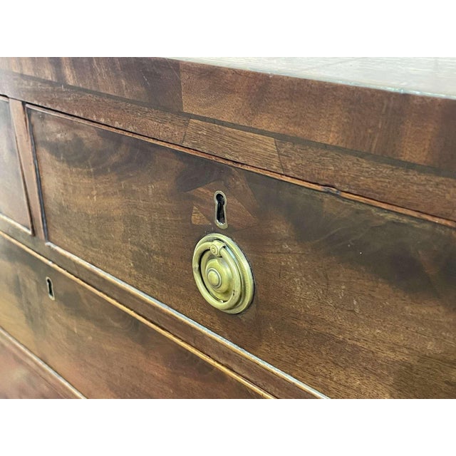 Antique English Mahogany Chest of Drawers, 1800s For Sale - Image 16 of 18