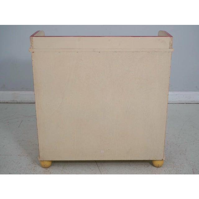 Whimsical Hand Paint Decorated Dressing Table Cabinet For Sale - Image 12 of 12