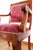 Pair of Directoire style armchairs characterized by sober workmanship and simple, linear shapes, with particular hand-made...