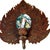 Brown Pair Orientalist Bronze Palmette Candle Sconces Limoges Enamel Bather Plaques For Sale - Image 8 of 15