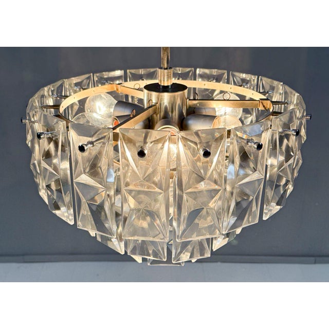 Mid-Century Chandelier from Kinkeldey, Germany, 1970s For Sale - Image 6 of 18