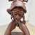 C. 1960s American Mid-Century Black Walnut Fantastical Life Size Sculpture For Sale - Image 4 of 11