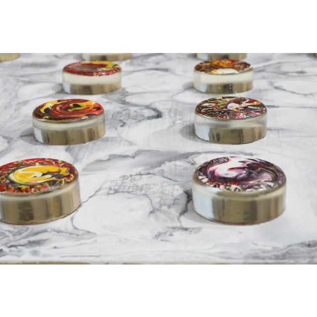 Sumit Mehndiratta, Fluid Constructs, 2019, Mixed Media on Panel For Sale - Image 4 of 10