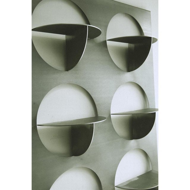 Origami Stainless Steel Shelf by Zincutec For Sale - Image 4 of 7