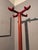 Red Model System 45 Coat Hanger by Ettore Sottsass for Olivetti Syntesis, 1960s, in Very Good conditions. Designed 1960 to...