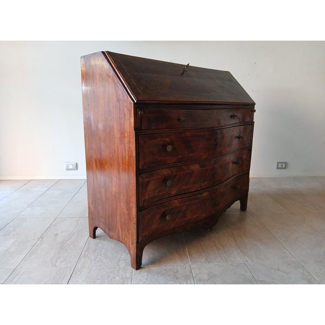 18th Century Louis XVI Drop-Leaf Chest of Drawers For Sale - Image 9 of 18