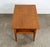 1960s Mid Century Modern Table Solid Wood End Side Nightstand Rectangular Vintage For Sale - Image 4 of 10