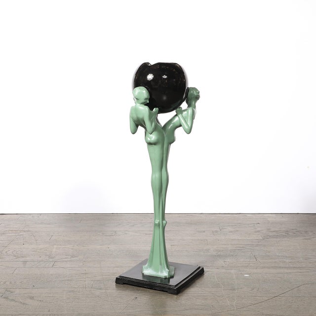 Art Deco Art Deco Three Graces Smoker's Stand by Frankart For Sale - Image 3 of 18