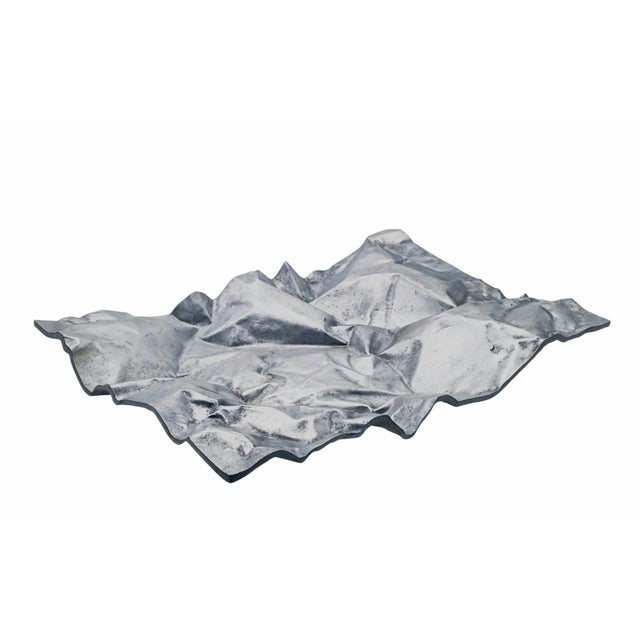 Mid-Century Modern Aluminum Centerpiece Sculpture from NP2, Italy, 1970s For Sale - Image 3 of 9
