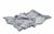 Mid-Century Modern Aluminum Centerpiece Sculpture from NP2, Italy, 1970s For Sale - Image 3 of 9