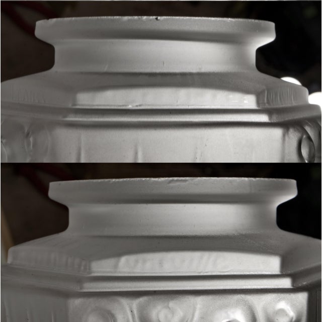 1930s French Art Deco Flush Mount by Francis Hubens & Muller Freres France - A Pair For Sale - Image 11 of 12
