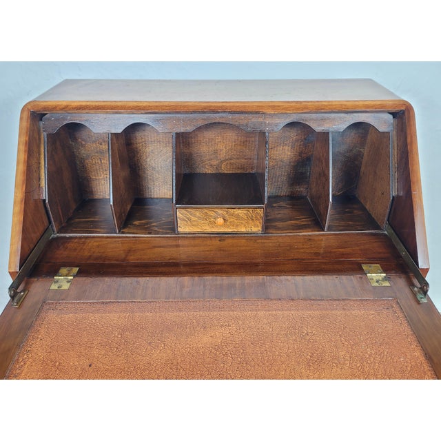 Vintage Walnut Writing Bureau from Denby & Spinks, 1940s For Sale - Image 9 of 18