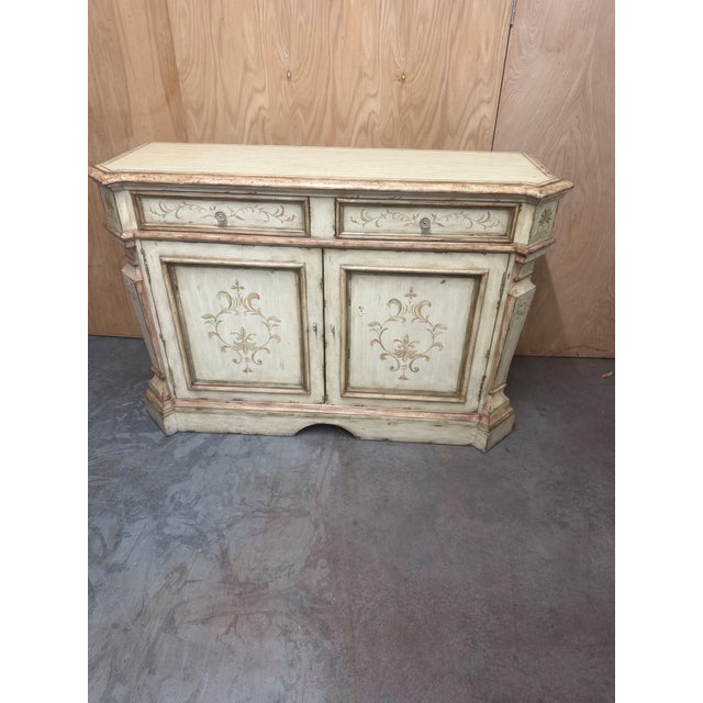 Century Furniture Italian Provincial Painted Sideboard For Sale In Philadelphia - Image 6 of 9