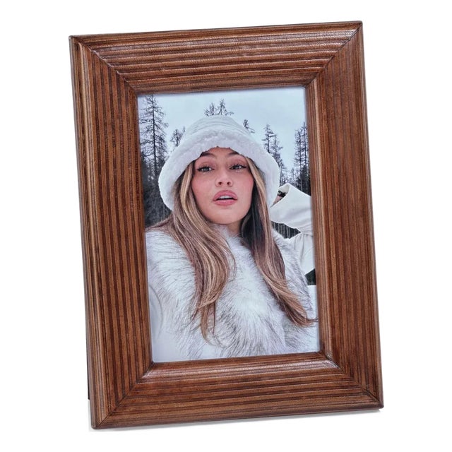 Agung Leather Photo Frame, 4" x 6" For Sale