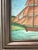 Wood Antique American Folk Art Painting - Clipper Ship With an American Flag For Sale - Image 7 of 10