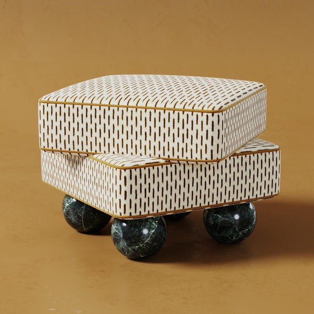Not Yet Made - Made To Order Madonna Stool by Malabar For Sale - Image 5 of 12