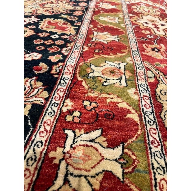 Textile Fine Hand Knotted Agra 14'11'' X 25'5'' For Sale - Image 7 of 14