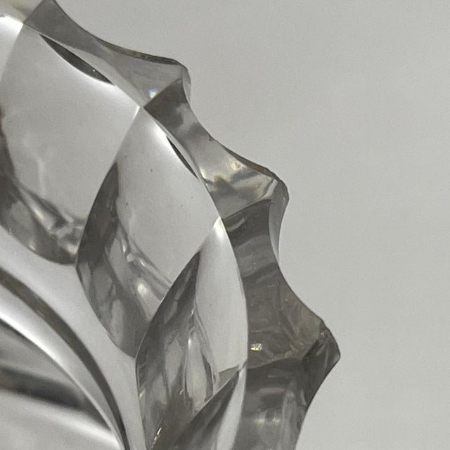 1920s Art Deco Vase in Cut Crystal by Joseph Simon for Val Saint Lambert, 1920s For Sale - Image 5 of 14