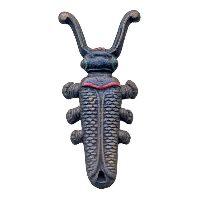 Vintage Cast Iron Beetle Boot Jack For Sale