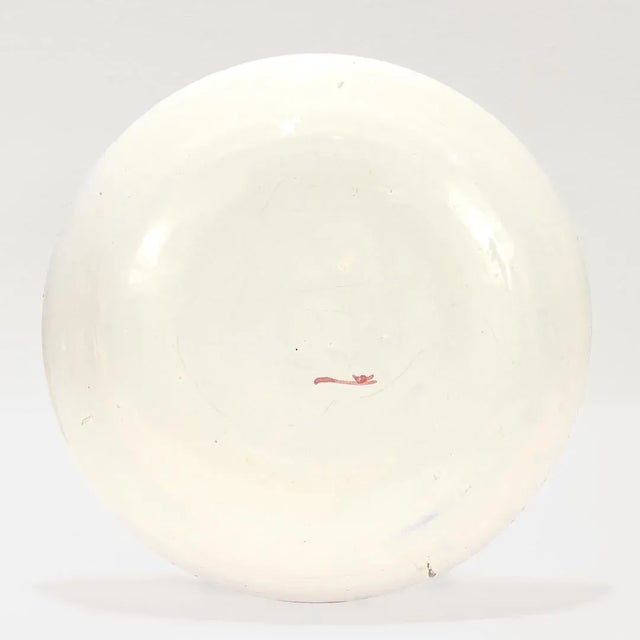 Traditional Antique 18th Century De Klaauw Dutch Delft Pottery Floral Plate For Sale - Image 3 of 10