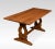 Large Oak Plank Top Refectory Table, 1890s For Sale - Image 5 of 7