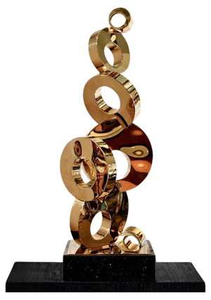 Gilded Metal Sculpture, 20th Century