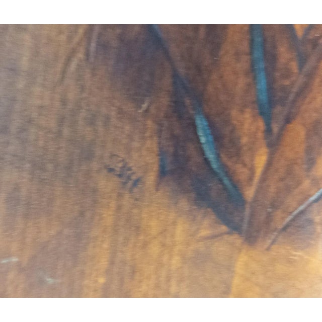 19th Century American Pyrography Portrait of a Gentleman by Robert Ball Hughes For Sale In New York - Image 6 of 8