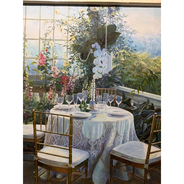 Peter Ho Mid.Century Modern Garden Dining Reception For Sale In Philadelphia - Image 6 of 9