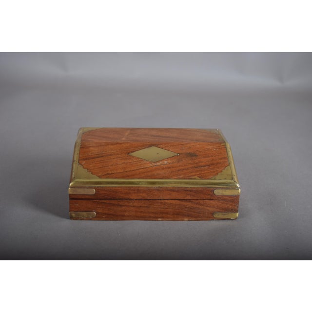 Wooden Trinket Box, 1930s For Sale - Image 11 of 12
