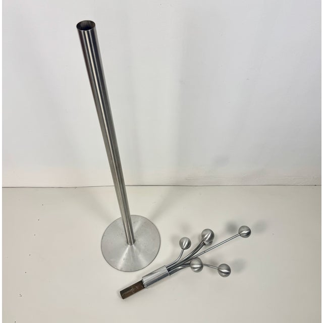 1970s Mid-Century Sputnik Steel Coat Rack, Italy, 1970s For Sale - Image 5 of 9
