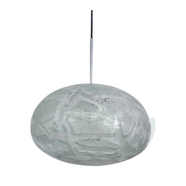 Vintage Murano Glass Pendant Light by Doria, 1970s For Sale - Image 17 of 17