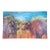 Late 20th Century Oversized Mid-Century Western Expressionist Bison Buffalo Original Impasto Oil Painting Gallery Wrap Canvas For Sale