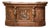 Early 19th Century French Renaissance Carved Oak Dry Bar With Tole Top For Sale