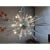 Copper Murano Glass Oval Murano Glass Triedro Sputnik Chandelier For Sale - Image 8 of 10
