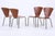 Mid-Century Teak Plywood Chairs, Set of 4 For Sale - Image 3 of 13