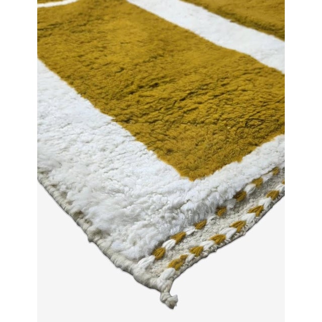 Modern Mustard Boujad Rug -7.5 X 5.1 Ft For Sale - Image 4 of 8
